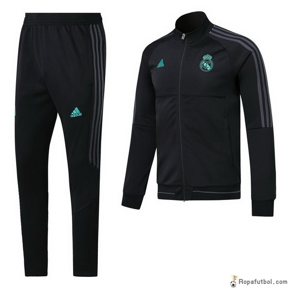 Chandal Real Madrid 2017/18 Negro Verde Gris